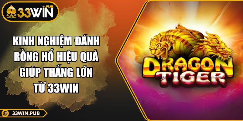 Kinh Nghiệm Đánh Rồng Hổ Hiệu Quả Giúp Thắng Lớn Từ 33WIN